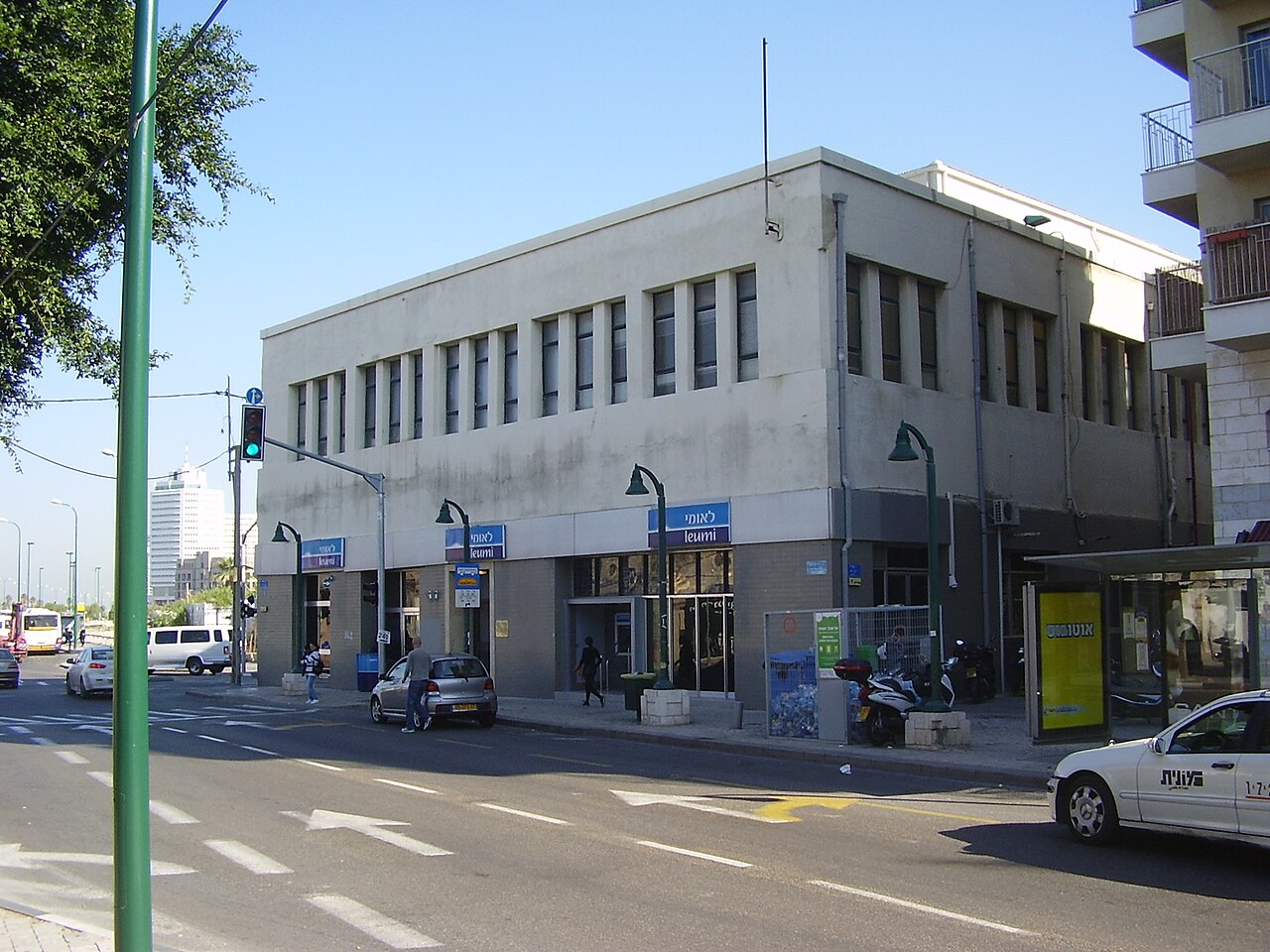 Bank Leumi branch on Jerusalem Boulevard in Jaffa
